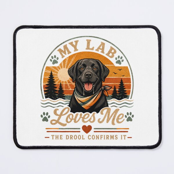 Item preview, Labrador Retriever Dog Lover Tee, Funny Lab Mom Dad Gift, Vintage Dog Graphic T-Shirt designed and sold by Retroteez.