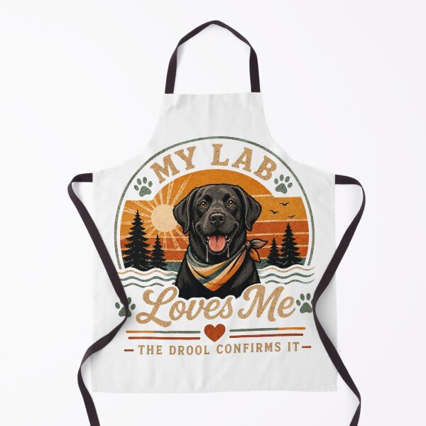 Item preview, Labrador Retriever Dog Lover Tee, Funny Lab Mom Dad Gift, Vintage Dog Graphic T-Shirt designed and sold by Retroteez.