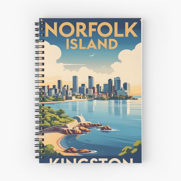Item preview, Kingston Norfolk Island Vintage Travel designed and sold by TravelersGems.