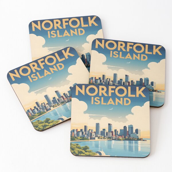 Item preview, Kingston Norfolk Island Vintage Travel designed and sold by TravelersGems.
