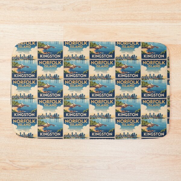 Item preview, Kingston Norfolk Island Vintage Travel designed and sold by TravelersGems.