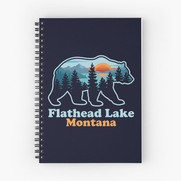 Item preview, Flathead Lake Montana Bear Silhouette designed and sold by Milasneeze.
