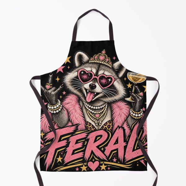 Item preview, Feral Raccoon Pink Sunglasses Funny Animal designed and sold by will freed18.