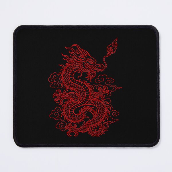 Item preview, Red Vietnamese Dragon - Dark Aesthetic Mythology designed and sold by Rising Drake.