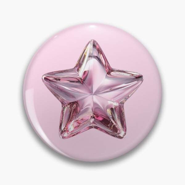 Item preview, Pink Glass Star Y2K Aesthetic designed and sold by jianina-alondra.