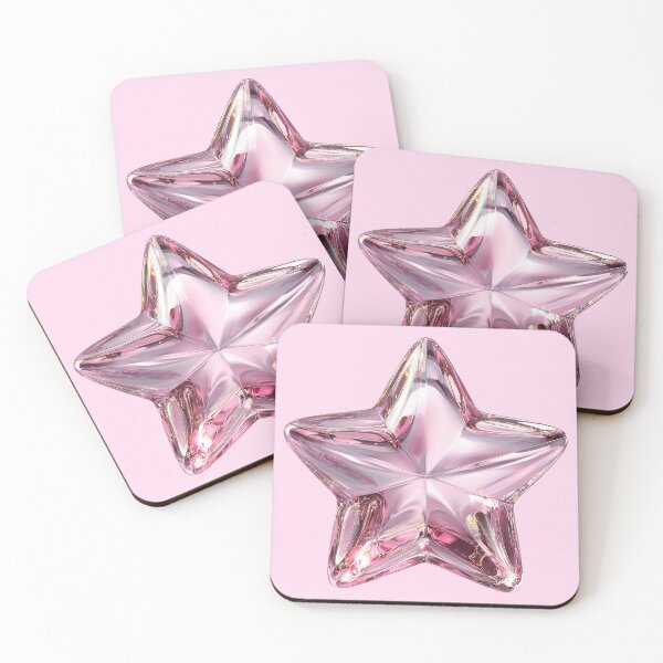 Item preview, Pink Glass Star Y2K Aesthetic designed and sold by jianina-alondra.