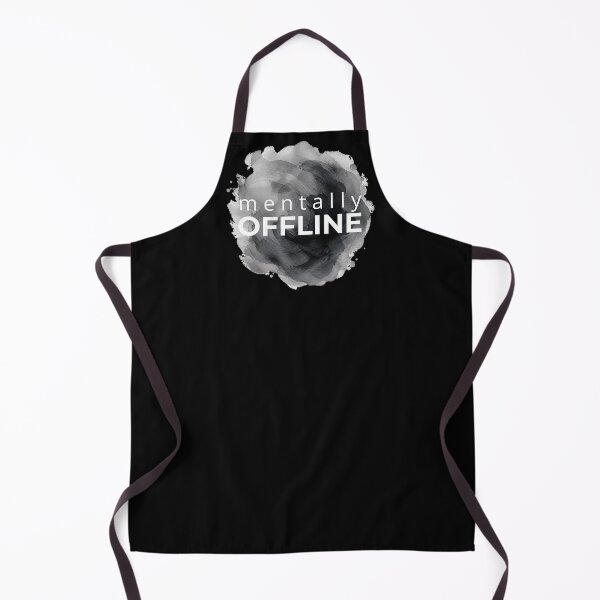 Item preview, Mentally Offline Moody Watercolor Introvert Humor designed and sold by Biedroneczka.