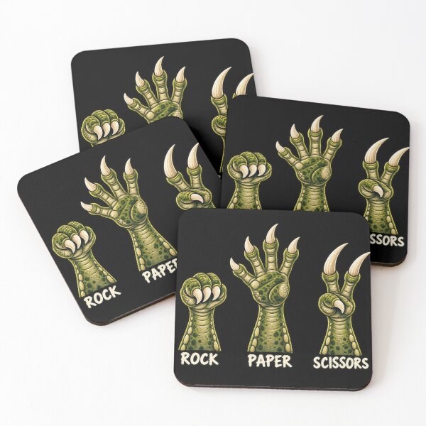 Item preview, Dino Hands Rock Paper Scissors designed and sold by creativebymateo.