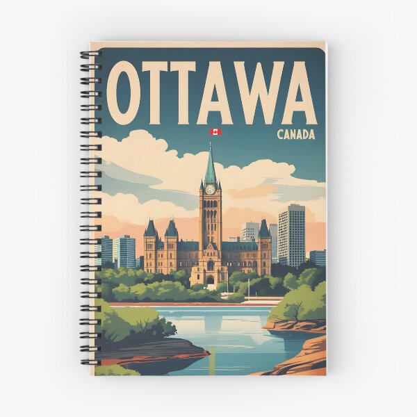 Item preview, Ottawa Canada Vintage Travel Tourism designed and sold by TravelersGems.