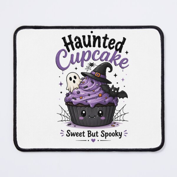 Item preview, Sweet But Spooky Haunted Cupcake – Cute Halloween Dessert designed and sold by Sanika arts .