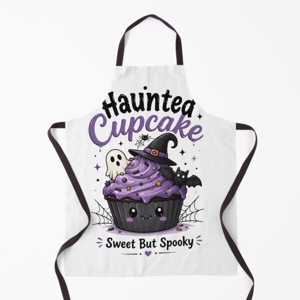 Item preview, Sweet But Spooky Haunted Cupcake – Cute Halloween Dessert designed and sold by Sanika arts .