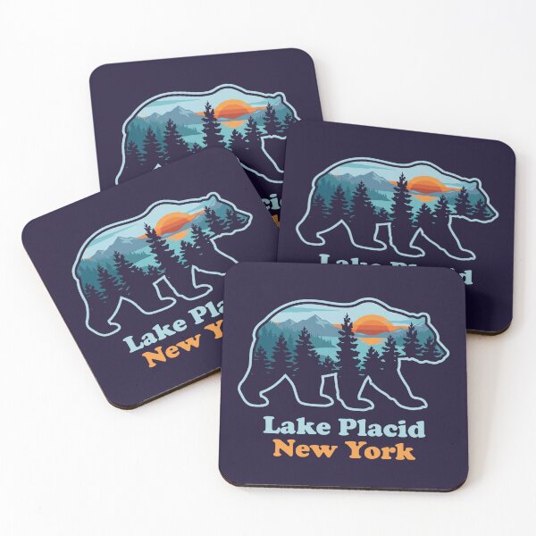 Item preview, Lake Placid New York Bear Silhouette  designed and sold by Milasneeze.