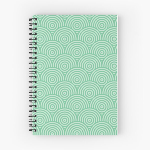 Item preview, Geometric Scales Pattern - Greens #582 designed and sold by Natural Collective.