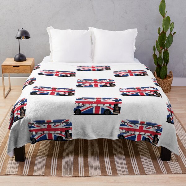 Item preview, London Bus With British Flag Wrap designed and sold by ddong-karima.