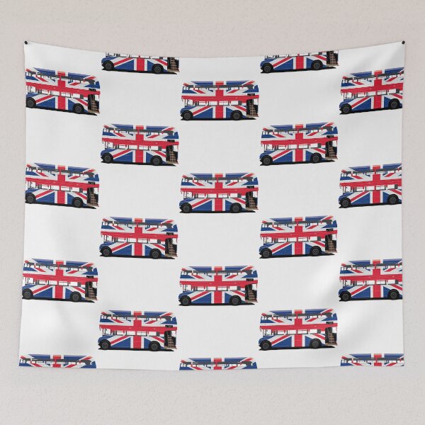 Item preview, London Bus With British Flag Wrap designed and sold by ddong-karima.