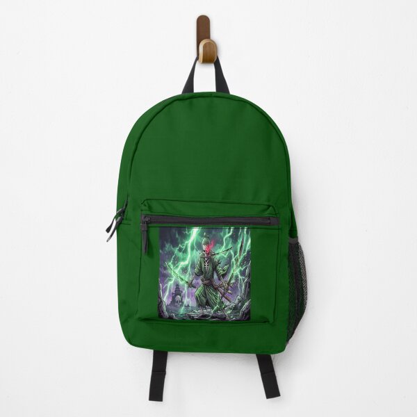 Item preview, Roronoa Zoro Skeleton Green Lightning Anime Vector designed and sold by Francisbb.