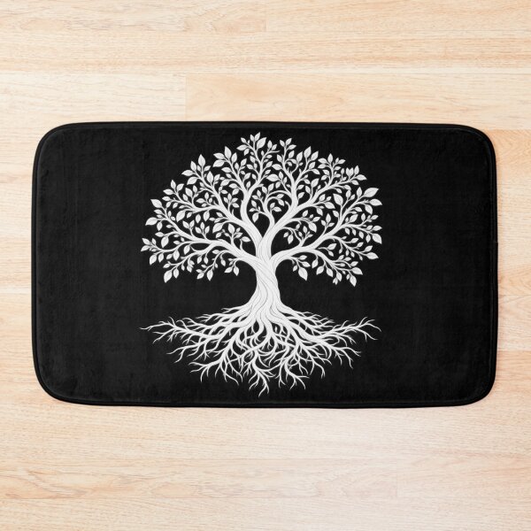 Item preview, Minimalist White Tree of Life Nature Lover Design designed and sold by KTD28_SHOP.