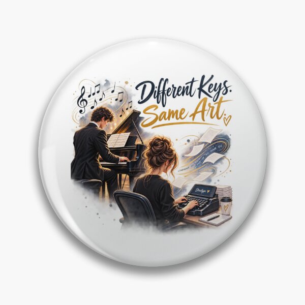 Item preview, Different Keys Same Art – Stenographer Stenotype Gift   designed and sold by amndro.