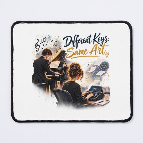 Item preview, Different Keys Same Art – Stenographer Stenotype Gift   designed and sold by amndro.