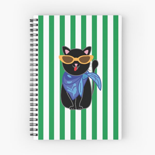 Item preview, Black cat wearing cool sunglasses designed and sold by fluffyfamcraft.
