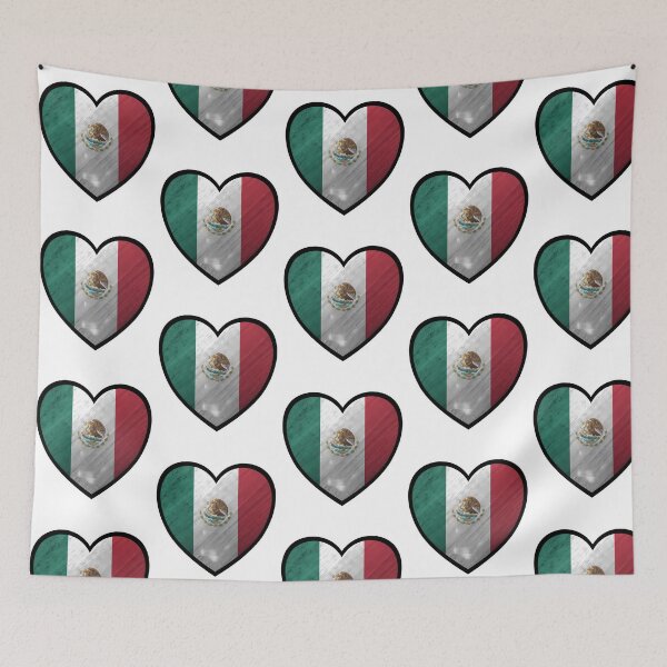 Item preview, Mexico Flag Heart Icon designed and sold by ddong-karima.