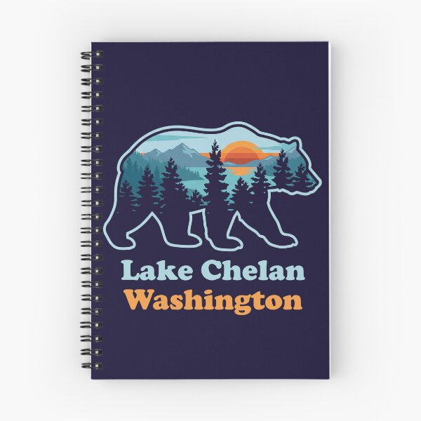 Item preview, Lake Chelan Washington Bear Silhouette  designed and sold by Milasneeze.