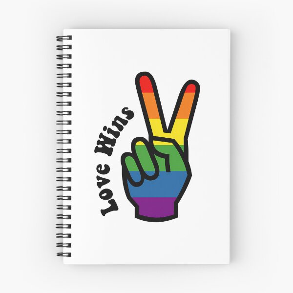 Item preview, Peace Pride Rainbow Hand Love Wins Lgbtq Merch designed and sold by ddong-karima.