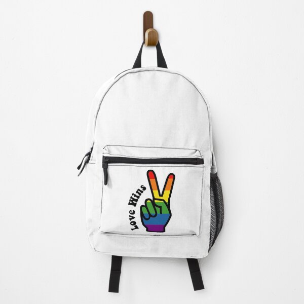 Item preview, Peace Pride Rainbow Hand Love Wins Lgbtq Merch designed and sold by ddong-karima.