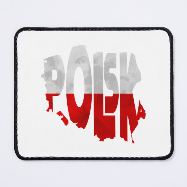 Item preview, Poland Typographic Map Flag designed and sold by ddong-karima.