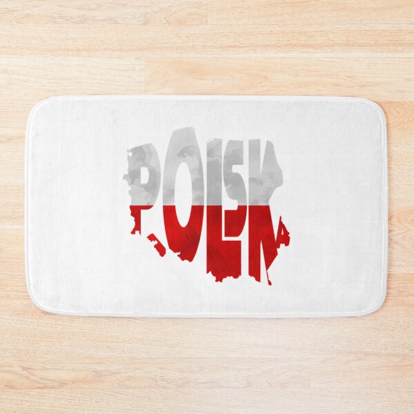 Item preview, Poland Typographic Map Flag designed and sold by ddong-karima.