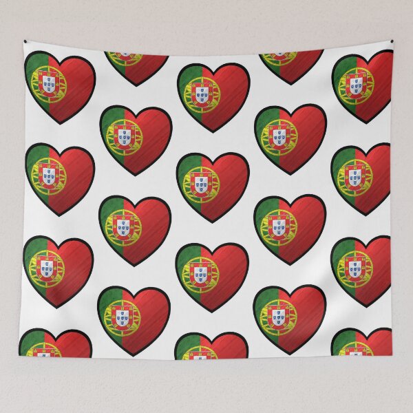 Item preview, Portugal Flag Heart Icon designed and sold by ddong-karima.