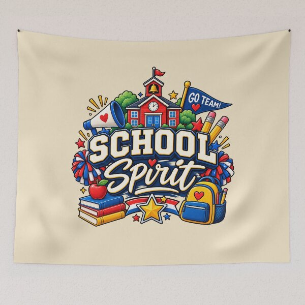 Item preview, School Spirit Back To School Shirt Go Team Supporter Style designed and sold by Corvoria.