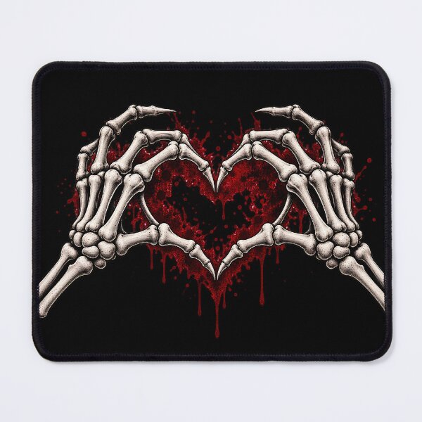 Item preview, Bleeding Heart Skeleton Gothic Art designed and sold by Imagine Isso.