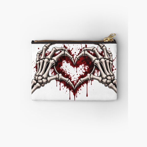 Item preview, Bleeding Heart Skeleton Gothic Art designed and sold by Imagine Isso.