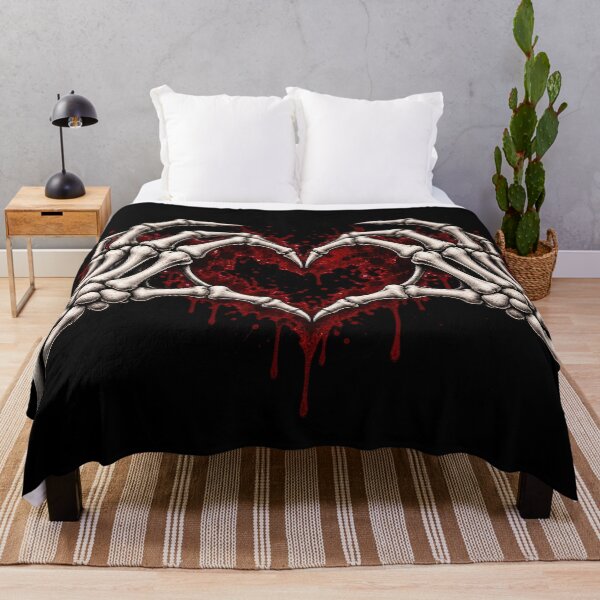 Item preview, Bleeding Heart Skeleton Gothic Art designed and sold by Imagine Isso.