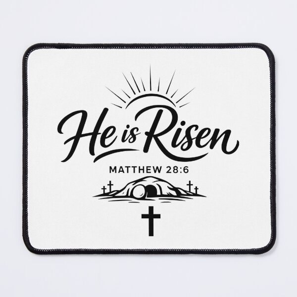 Item preview, He Is Risen Matthew 28:6 designed and sold by NovaCutCrafts.