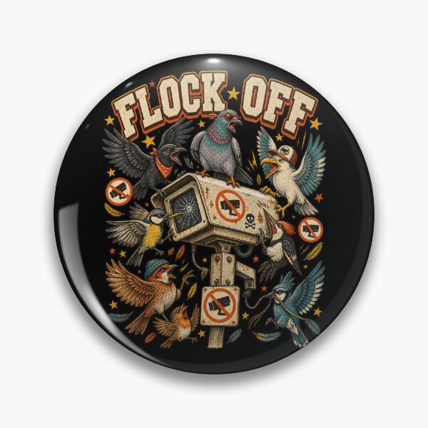 Item preview, Flock Off Flocking Deflock Anti Surveillance Cameras No Spy designed and sold by will freed18.