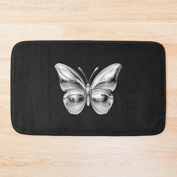 Item preview, Silver Chrome Butterfly Y2K Aesthetic designed and sold by jianina-alondra.