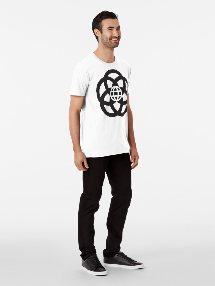 Alternate view of Future World Logo - Black Premium T-Shirt