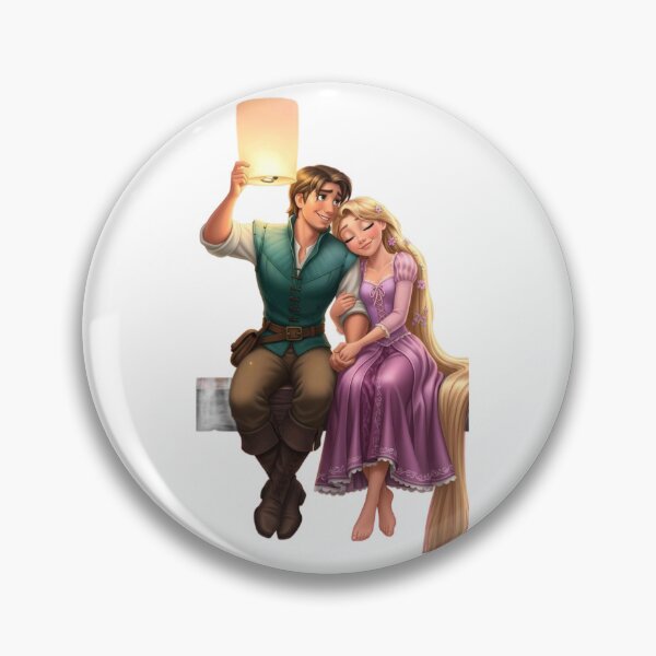 Item preview, Rapunzel and Flynn Rider Holding a Glowing Lantern designed and sold by 4U---Store.