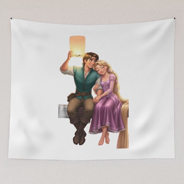 Item preview, Rapunzel and Flynn Rider Holding a Glowing Lantern designed and sold by 4U---Store.