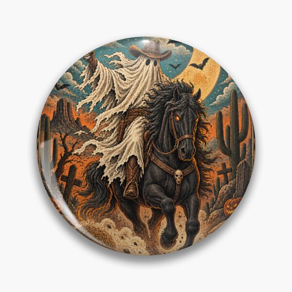 Item preview, Cowboy Ghost Riding Horse Funny Tarot Card Halloween Season  designed and sold by will freed18.