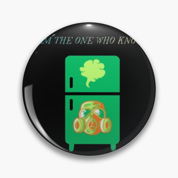 Item preview, I Am The One Who Knocks Fridge Door Funny Breaking Bad Parody designed and sold by Mircea786.