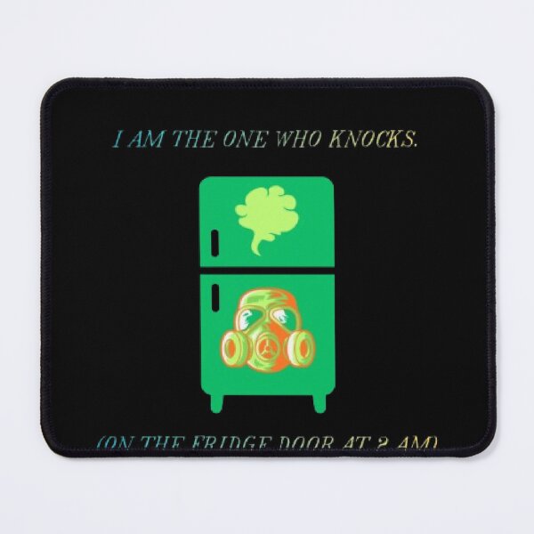 Item preview, I Am The One Who Knocks Fridge Door Funny Breaking Bad Parody designed and sold by Mircea786.