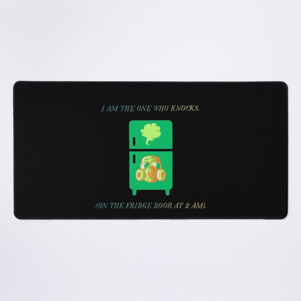 Item preview, I Am The One Who Knocks Fridge Door Funny Breaking Bad Parody designed and sold by Mircea786.