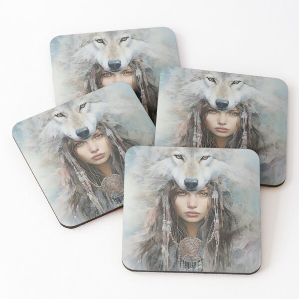 Item preview, Žena a vlk designed and sold by Mystery1.
