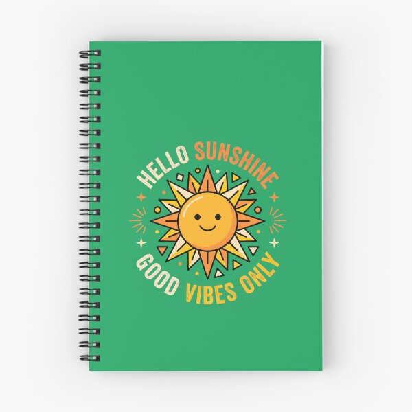 Item preview, Hello Sunshine Good Vibes Only Cute Vintage Sun designed and sold by MyHappyArtShop.