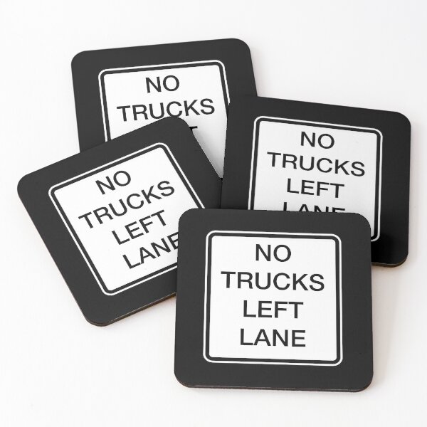 Item preview, No Trucks Left Lane designed and sold by jonathanjart.