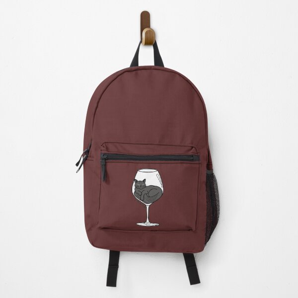 Item preview, Cat in Wine Glass — Liquid Cat I'm Fine Funny Art designed and sold by Tanapan2529.