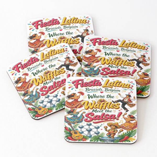 Item preview, Fiesta Latina Brussels Belgium Waffles Salsa designed and sold by Sushikidsntoddlers.
